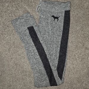 Pink sweatpants in gray size small